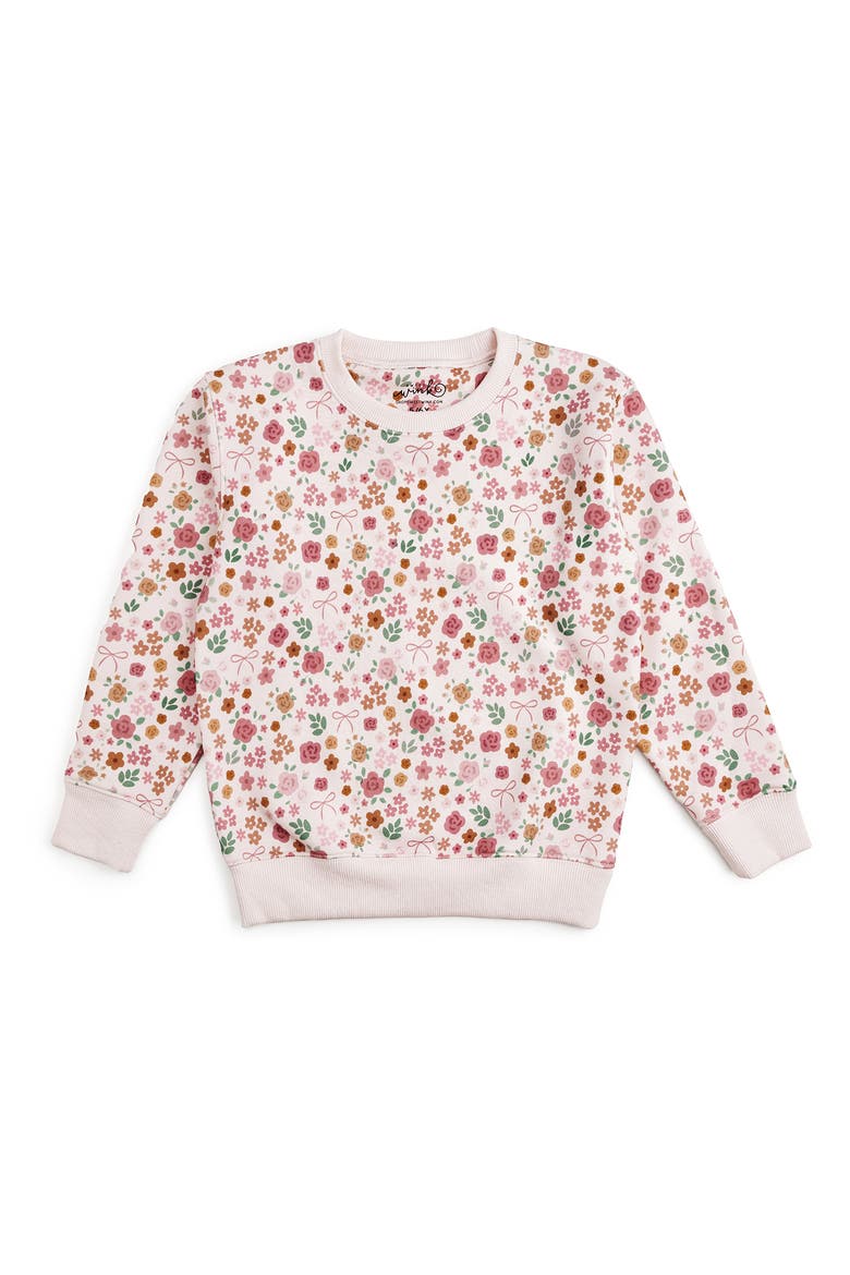 Berry Floral Sweatshirt, Main, color, Mauve