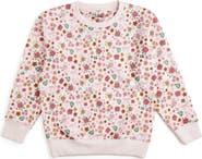 Sweet Wink Berry Floral Sweatshirt
