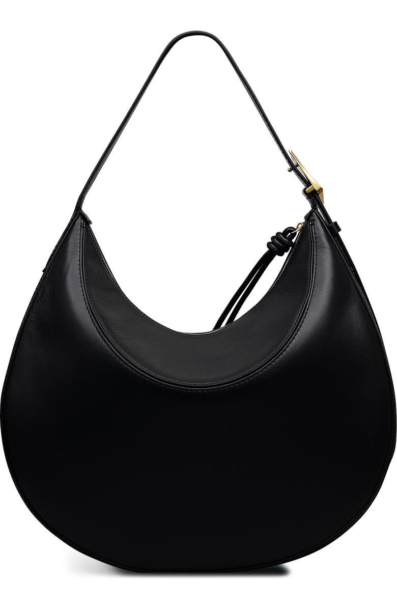 Radley Bliss Crescent Large Ziptop Shoulder Bag, Alternate, color, Black