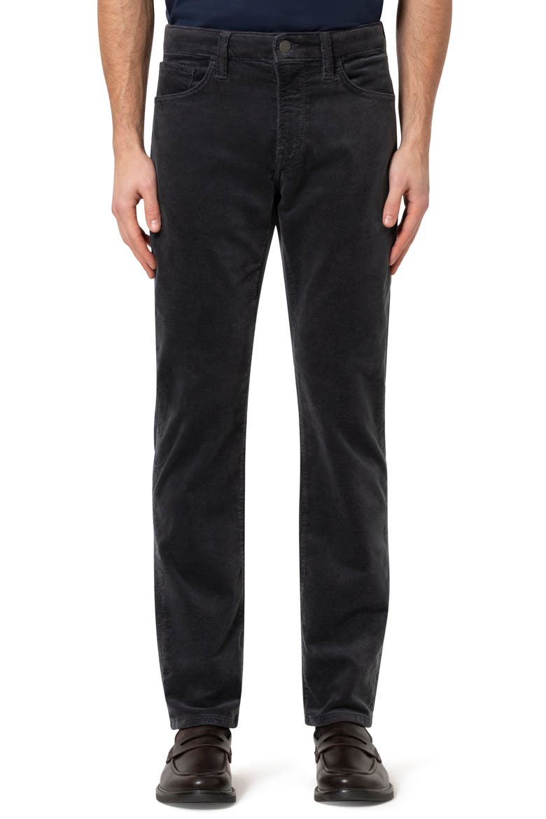Charisma Relaxed Fit Stretch Corduroy Pants, Main, color, CHARCOAL CORD