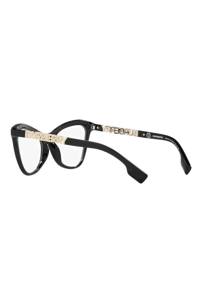 Angelica 54mm Cat Eye Optical Glasses, Alternate, color, BLACK