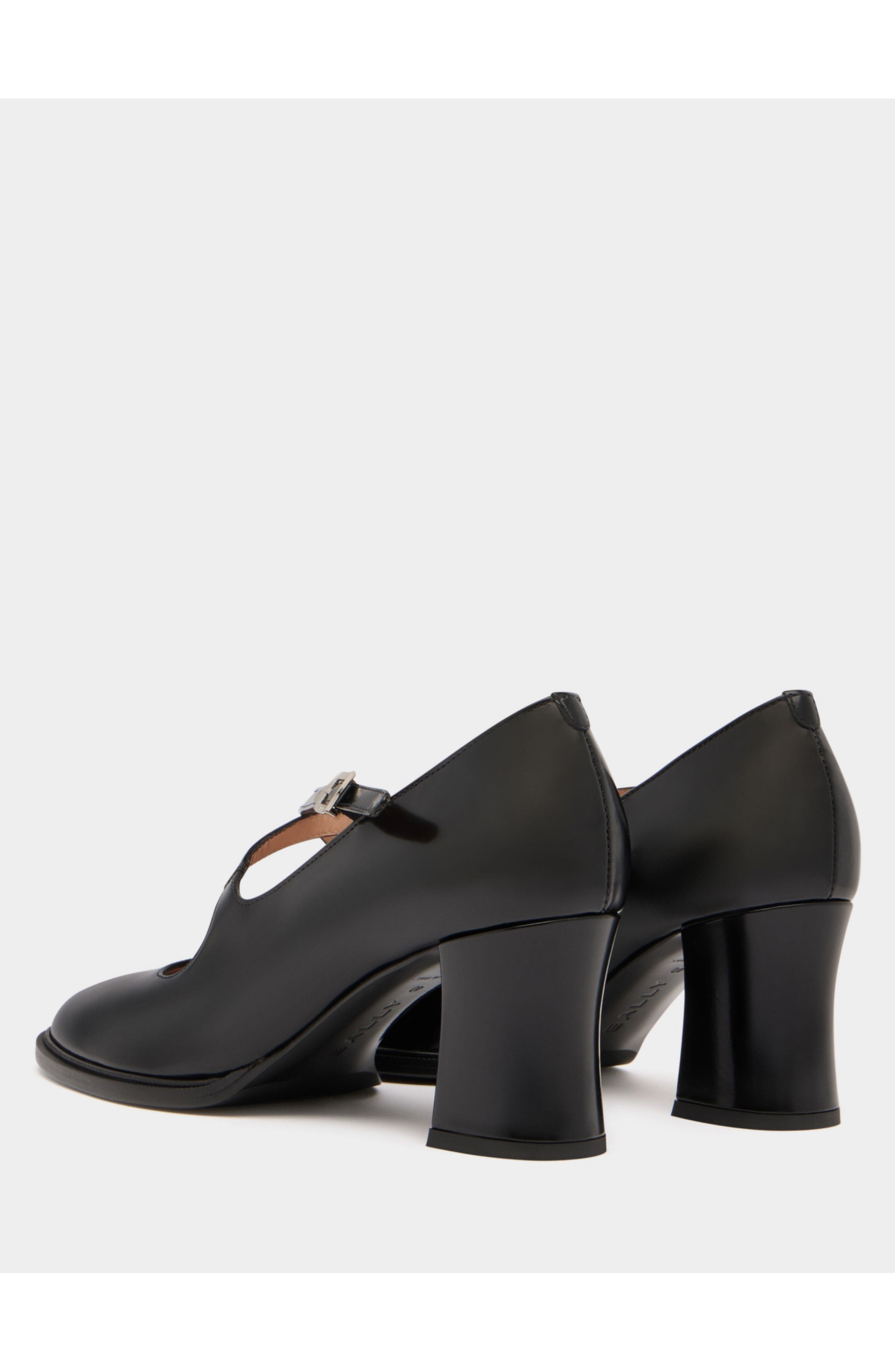 Bally Saule Mary-Jane Pump, Alternate, color, Black