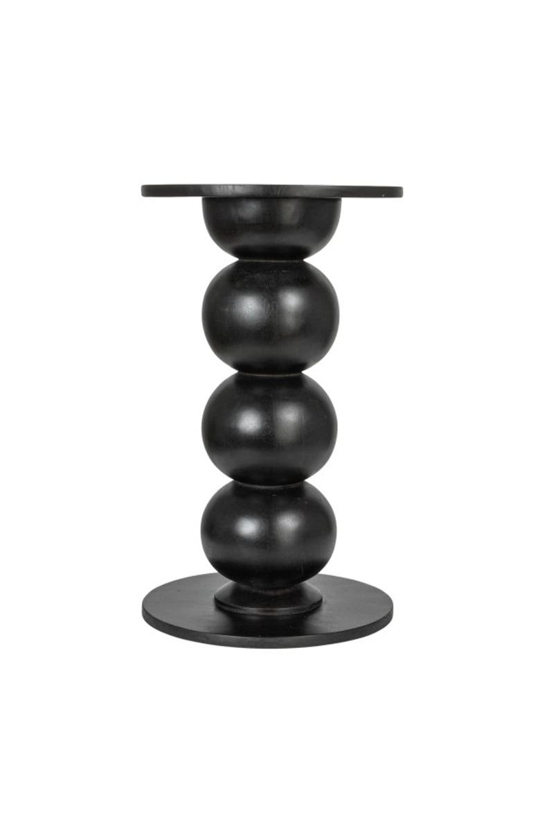 Storied Home Over-Sized Bubble End Table, Alternate, color, Black