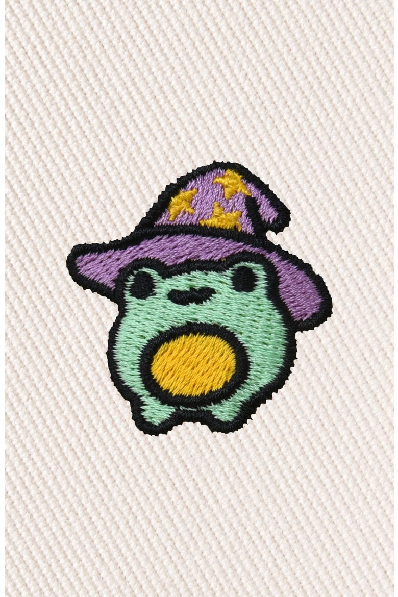 Sorcerer Frog Bucket Hat, Alternate, color, Parchment White