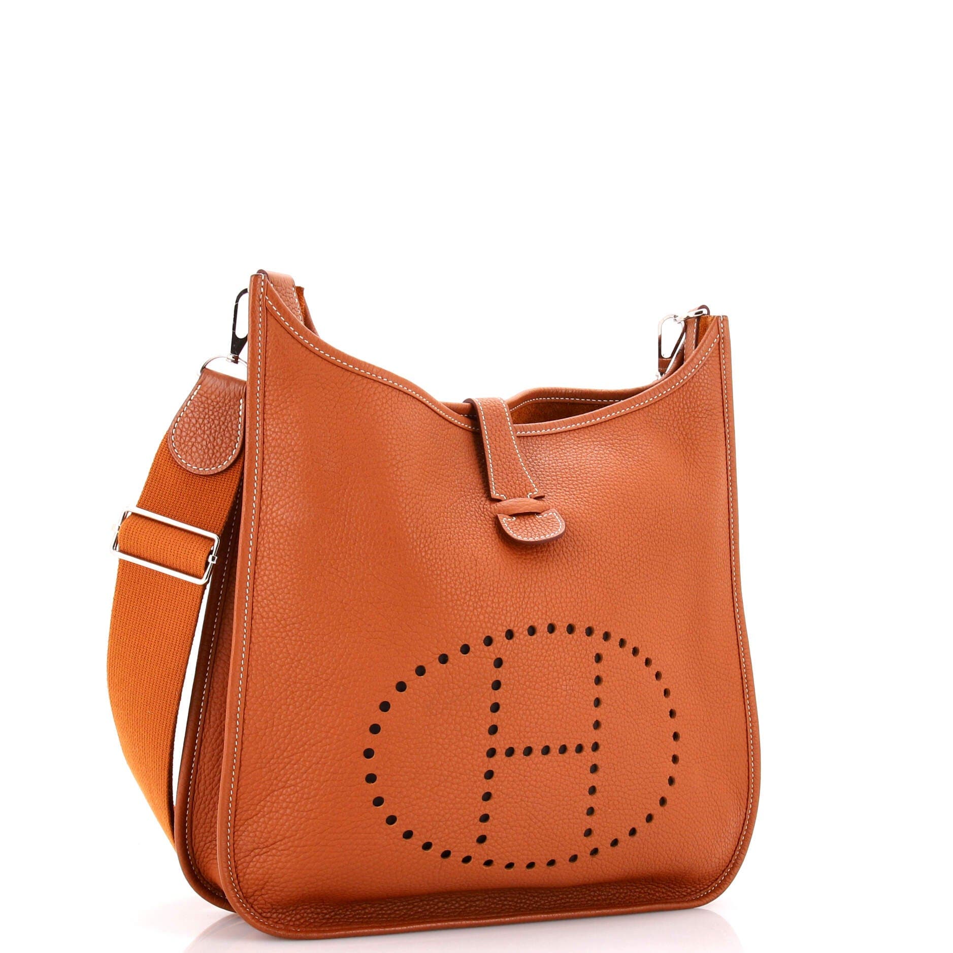 Pre-Owned Hermes Evelyne Bag Gen III Clemence GM, Alternate, color, 