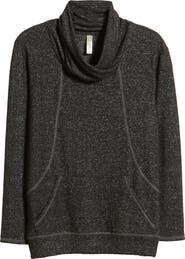 Loveappella Cross Neck Seamed Pullover