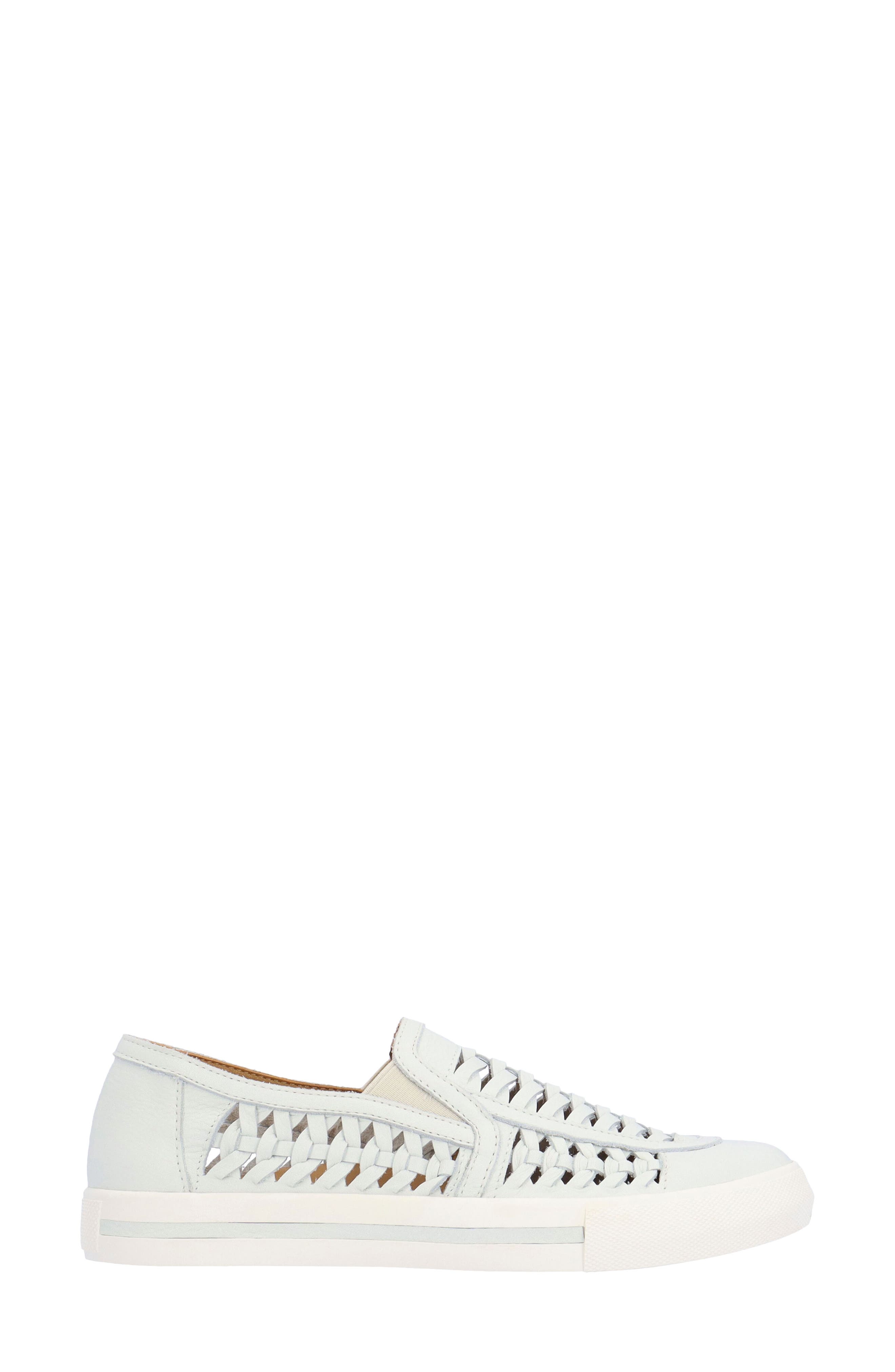 L
Amour des Pieds Karsha Woven Sneaker, Alternate, color, White