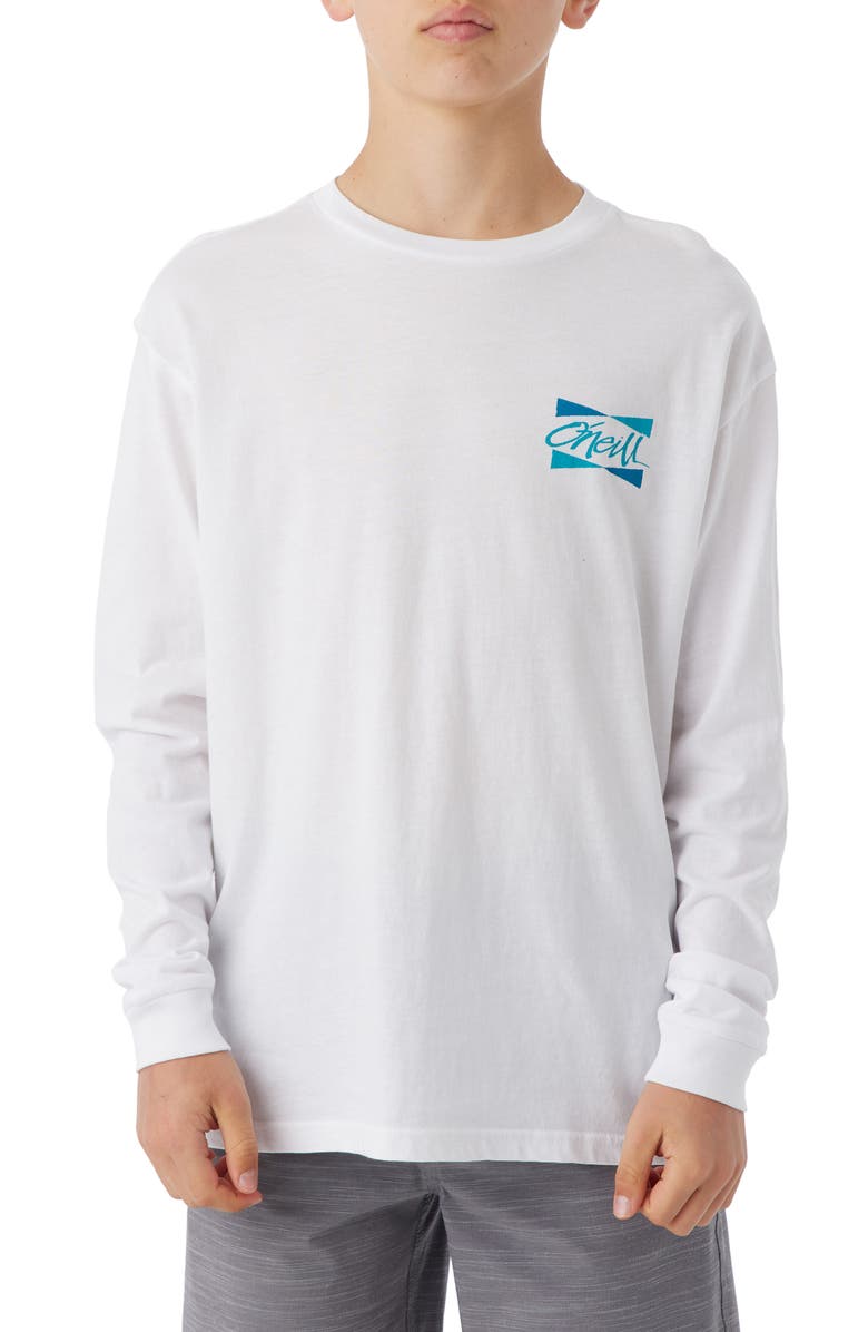 O'Neill Kids' Banner Long Sleeve Graphic T-Shirt, Main, color, 