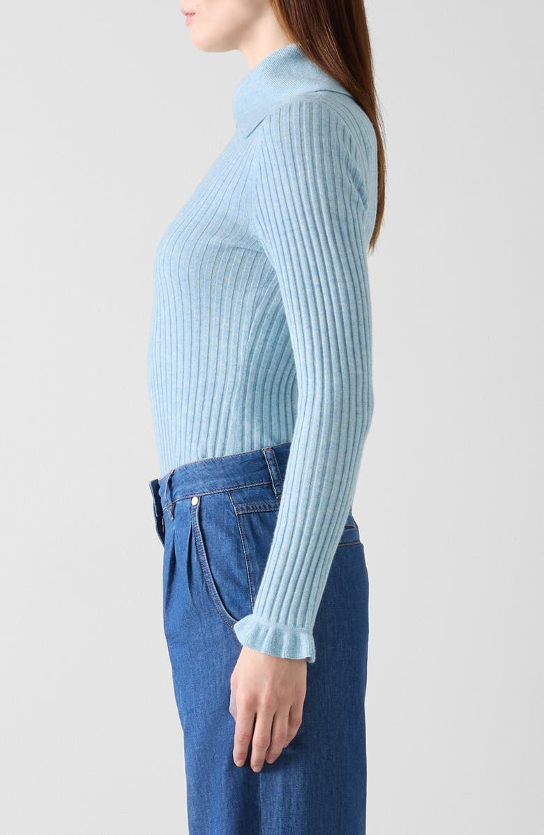 LK Bennett Cora Collared Rib Sweater, Alternate, color, 