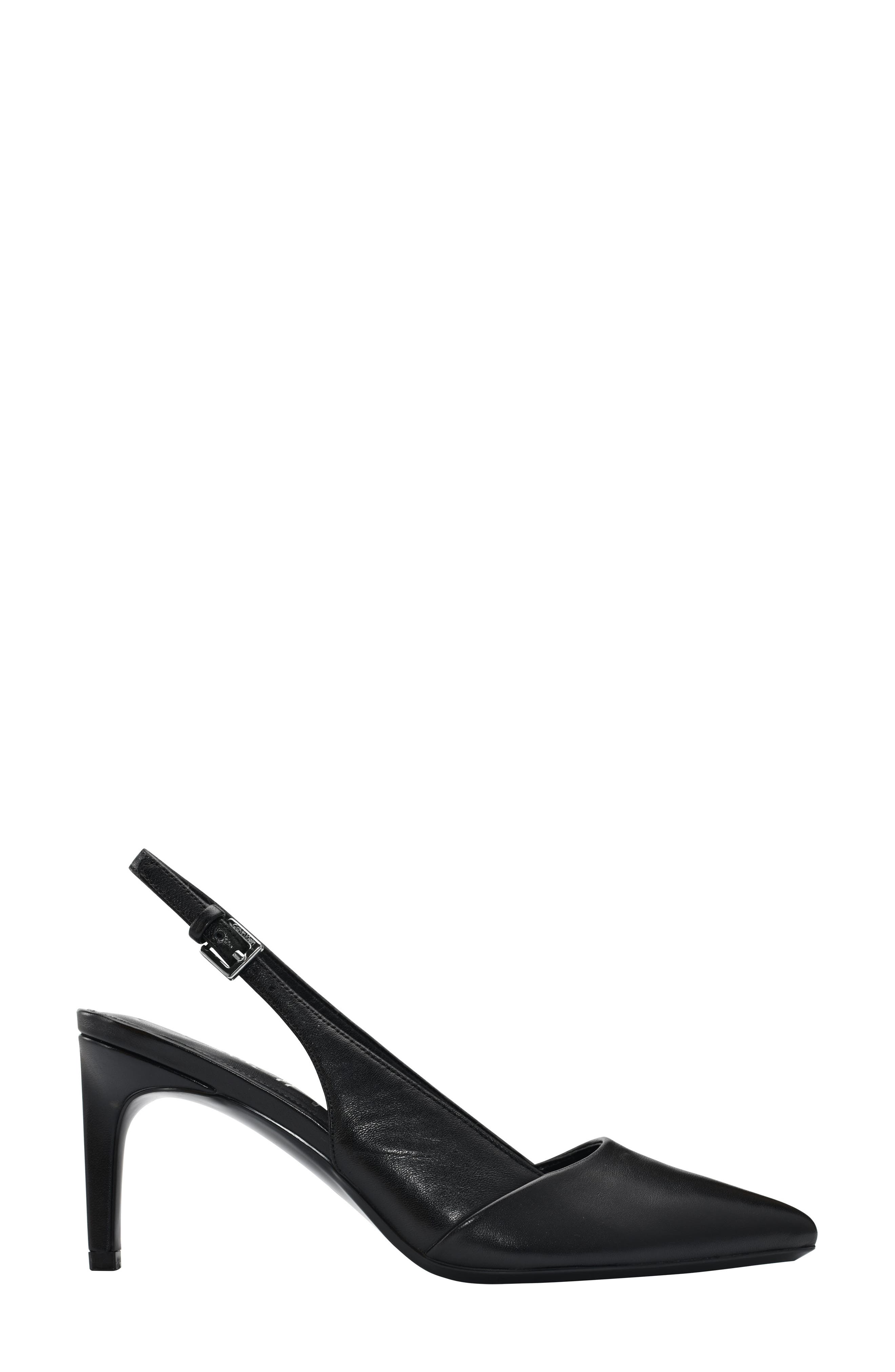 Calvin Klein Silvia Slingback Pointed Toe Pump, Alternate, color, 