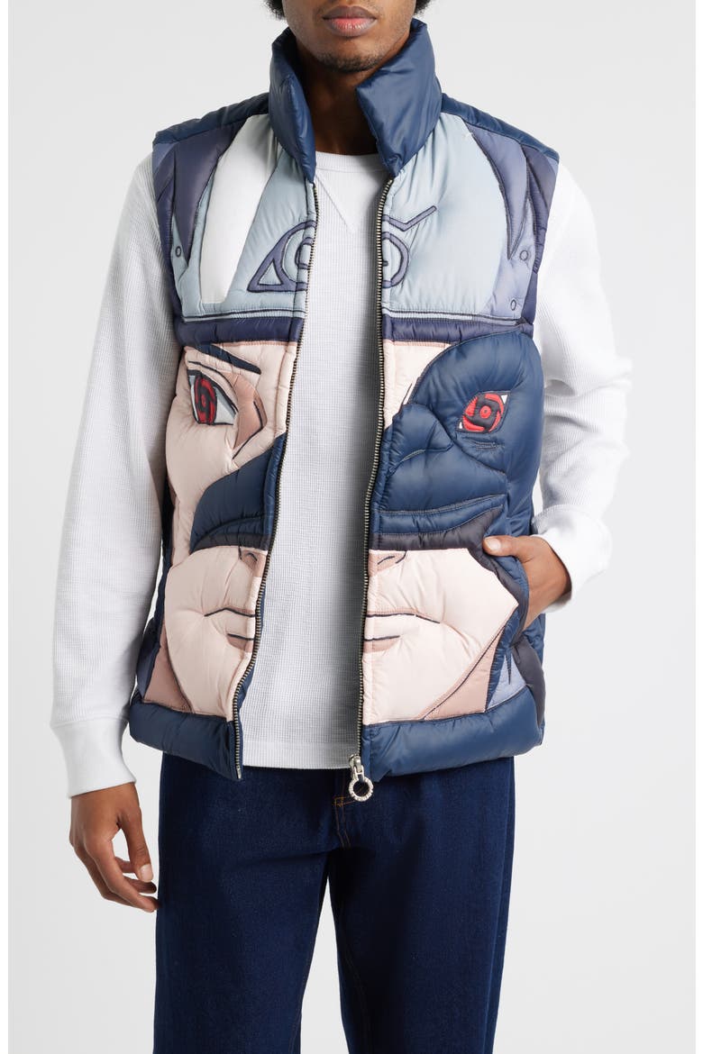 Shisui Uchina Puffer Vest, Main, color, BLACK