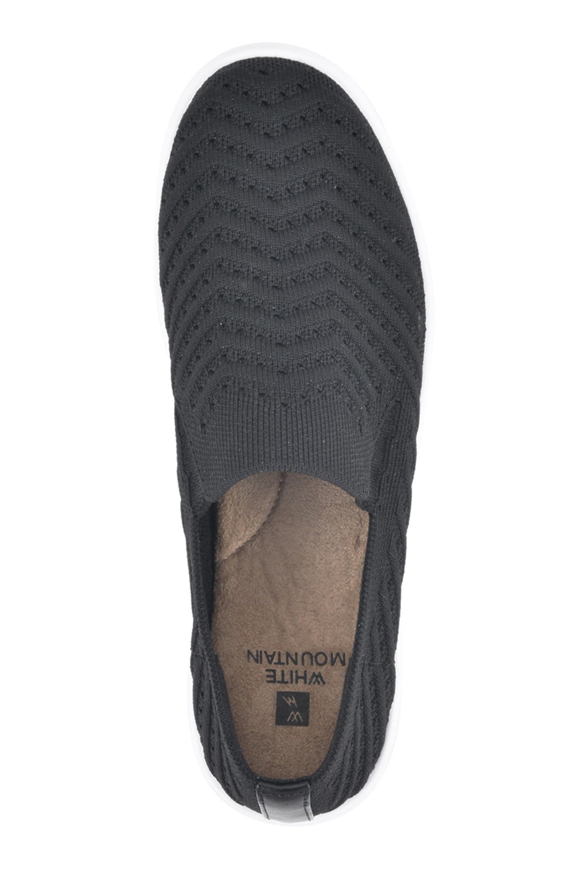 White Mountain Footwear Courage Slip-On Sneaker, Alternate, color, Black/Fabric