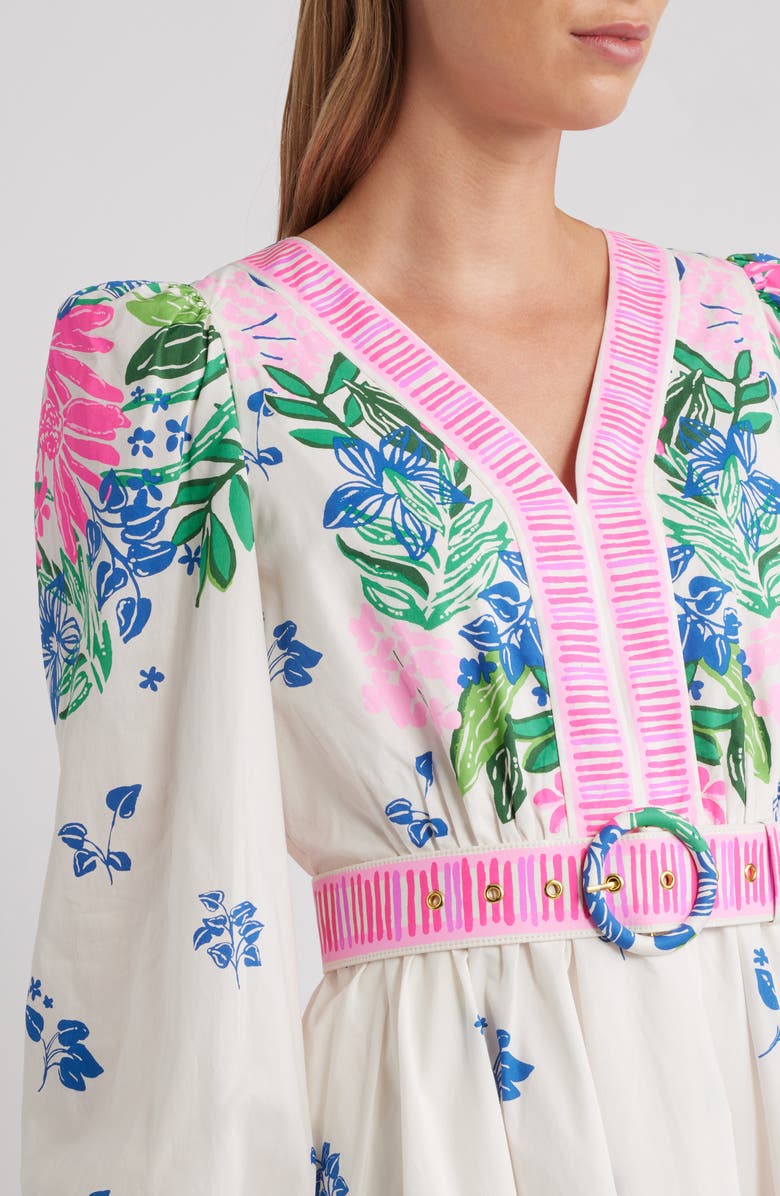 Lilly Pulitzer<sup>®</sup> Chyanna Print Long Sleeve Dress, Alternate, color, Multi Endless Summers