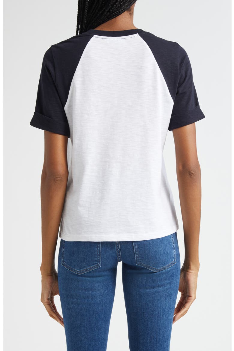 Mason Cotton Baseball T-Shirt, Alternate, color, WHITE NAVY