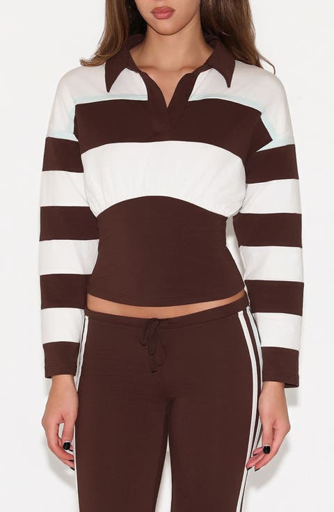 Collins Striped Rugby Top