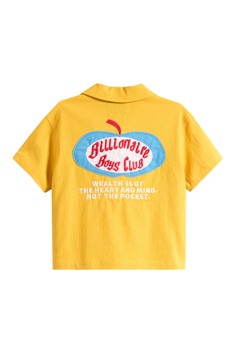 Kids' Honeycrisp Stretch Cotton Button-Up Shirt, Alternate, color, FREESIA