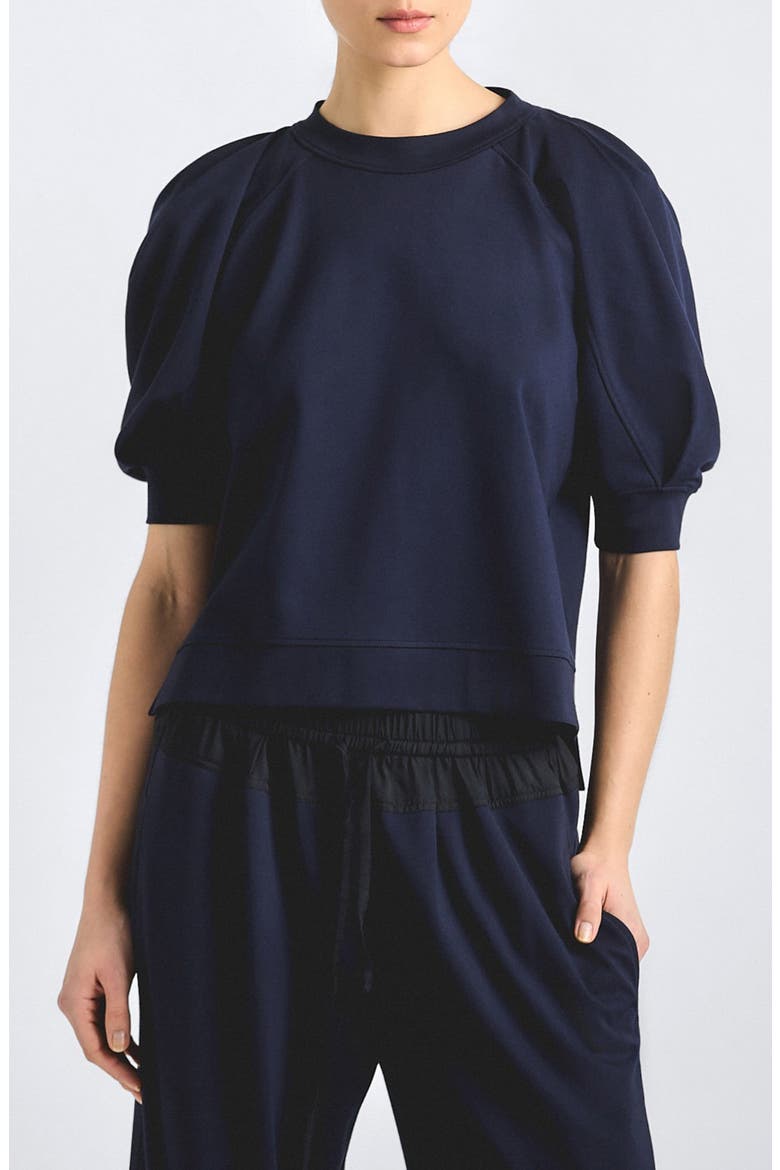 Prisilla Jersey Top, Main, color, DARK NAVY