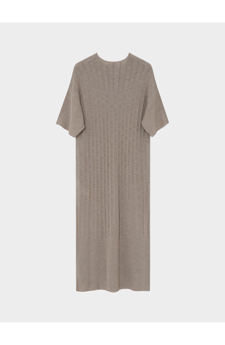 Day Stellan Loose Ribbed Knit Dress, Alternate, color, Cobblestone
