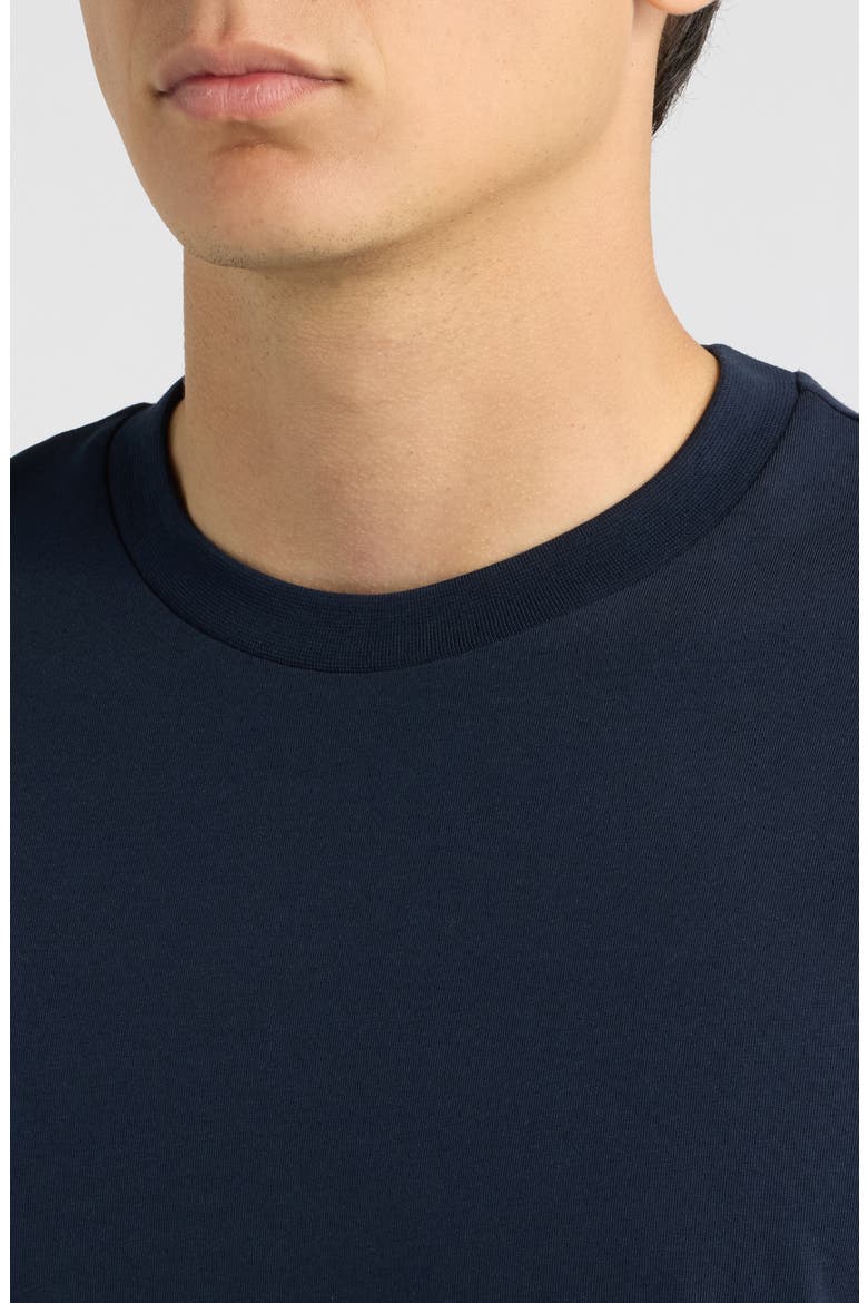 Thompson Solid Cotton T-Shirt, Alternate, color, DARK BLUE
