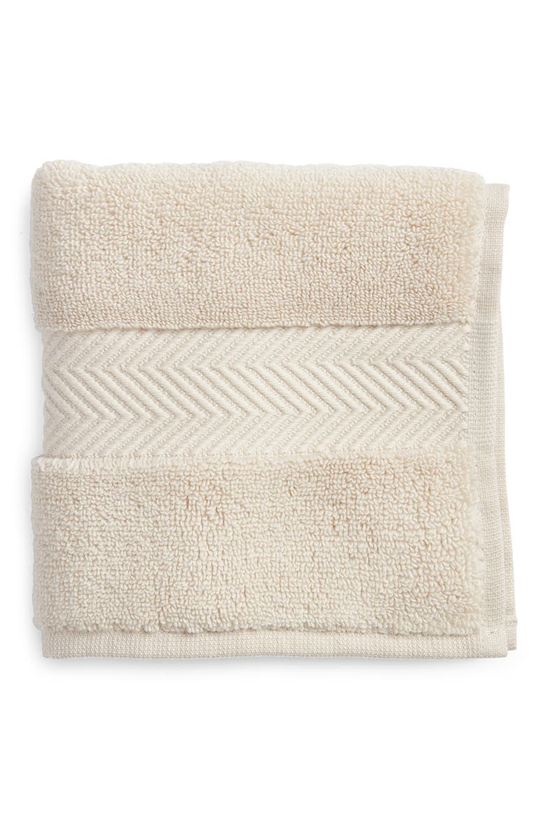Organic Hydrocotton Washcloth, Main, color, BEIGE OATMEAL