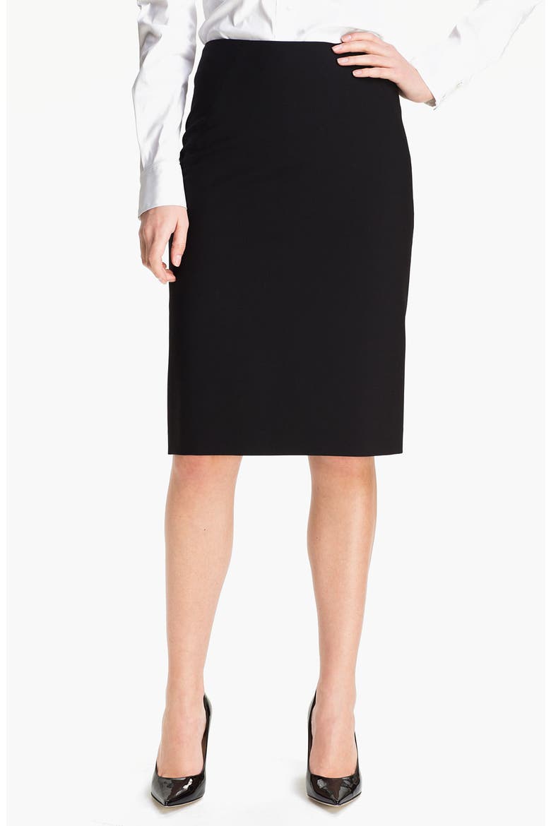 'Golda - Tailor' Pencil Skirt, Alternate, color, BLACK