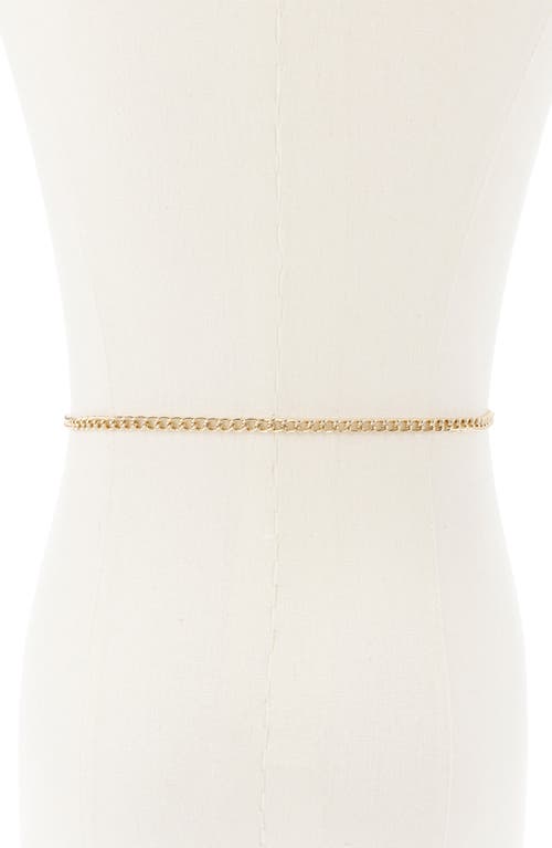 Kate Spade New York Multicharm Chain Belt In Gold