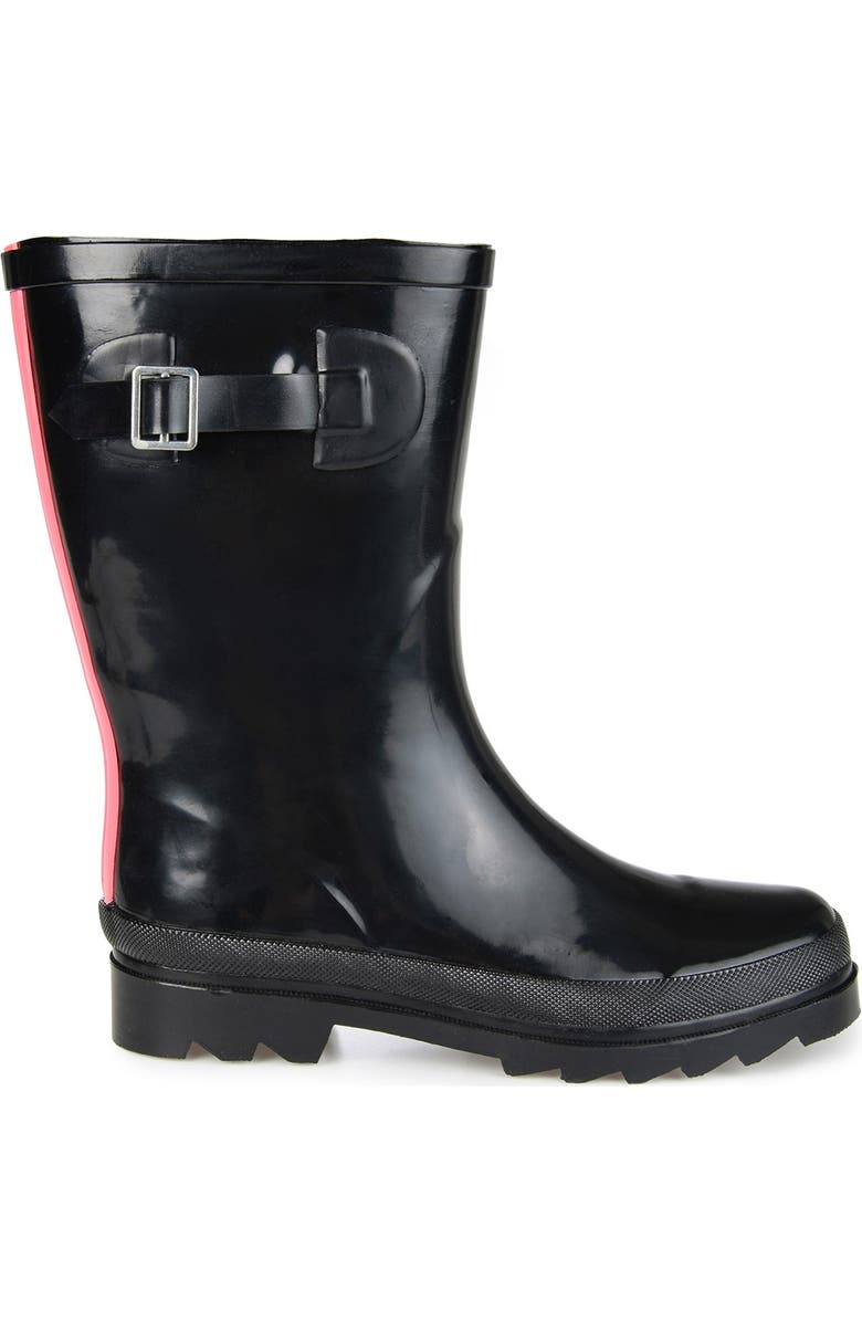 Journee Collection Seattle Rain Boot, Alternate, color,