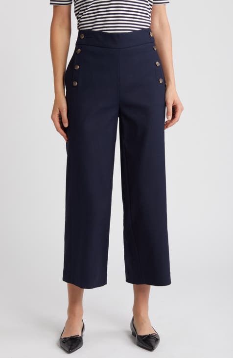 Sailor Snap Crop Trousers