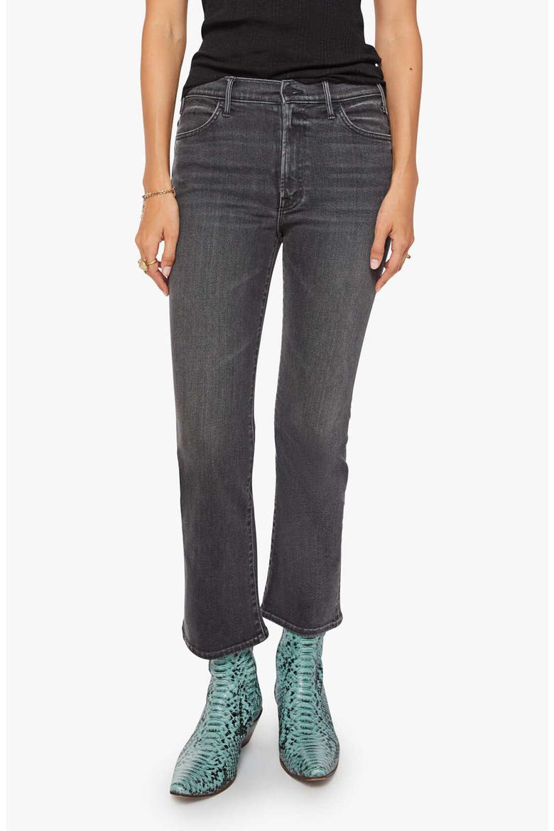The Hustler High Waist Ankle Bootcut Jeans, Main, color, CAN YOU CALL MY PHONE