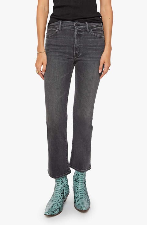 The Hustler High Waist Ankle Bootcut Jeans