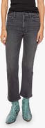 MOTHER The Hustler High Waist Ankle Bootcut Jeans
