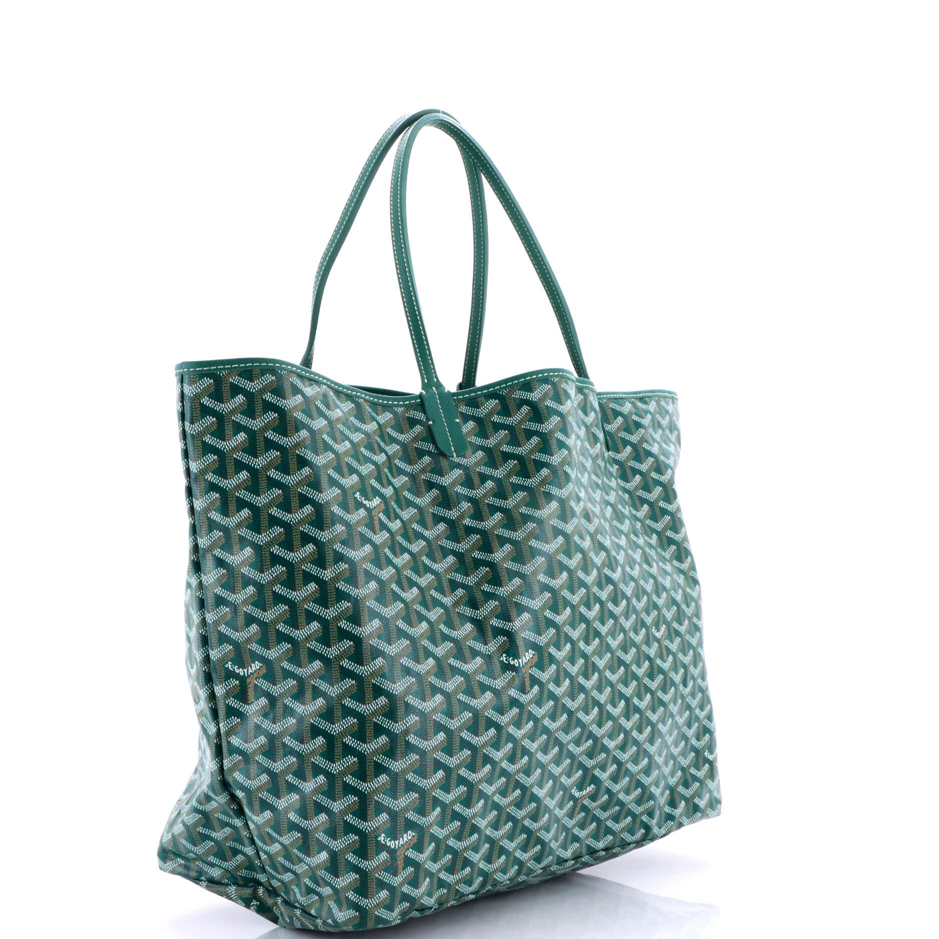 Pre-Owned Goyard Saint Louis Tote Coated Canvas GM, Alternate, color, Green