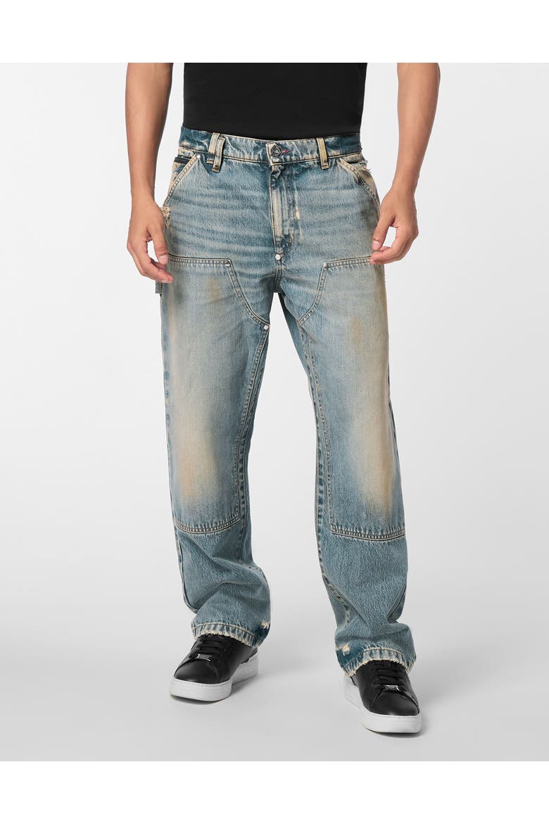 Carpenter Jeans Men, Main, color, Yellow Stone