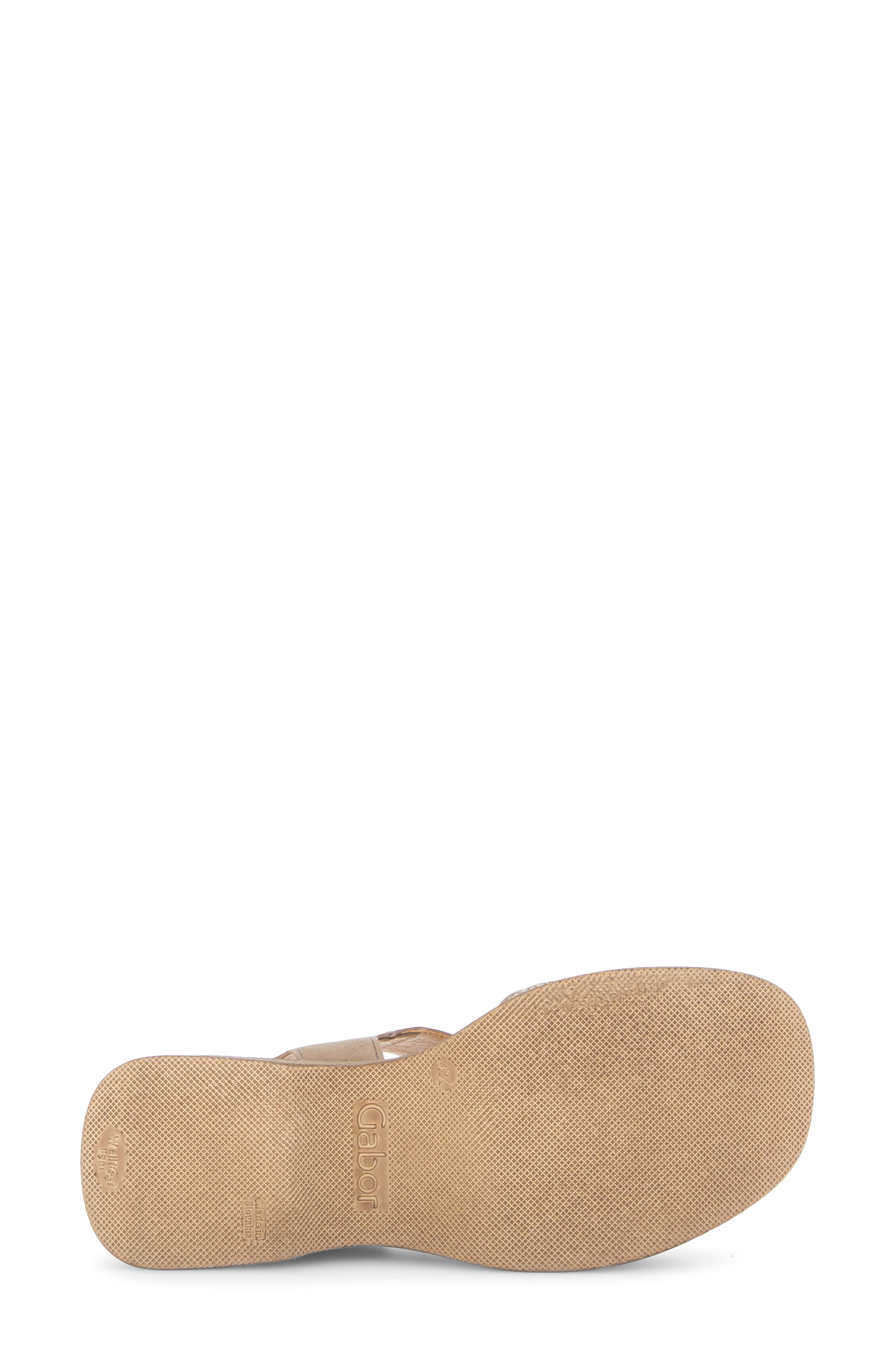 Gabor Ankle Strap Platform Sandal, Alternate, color, Sand