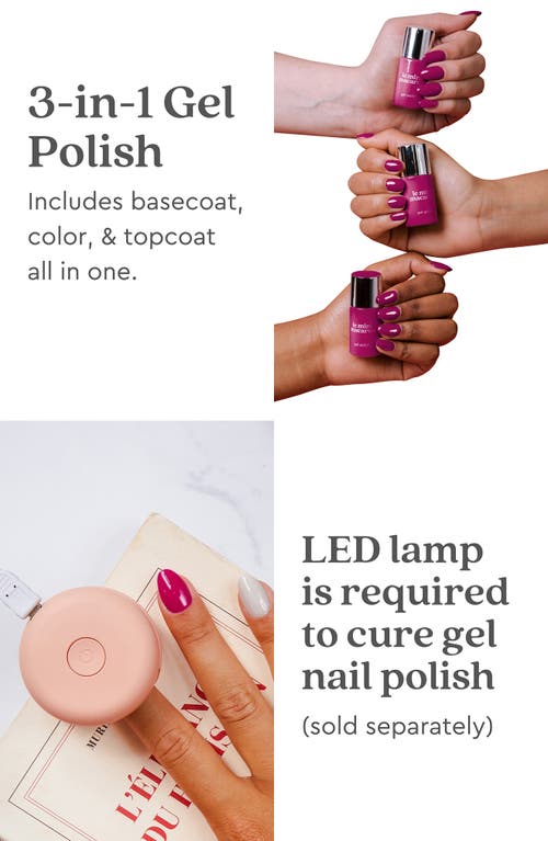 Le Mini Macaron Gel Nail Polish In Retro Red