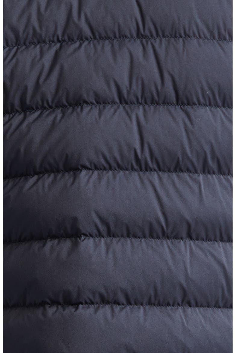Shea Quilted Down Overshirt, Alternate, color, BLACK