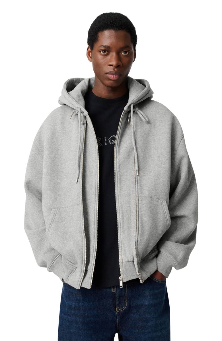 Axel Arigato Trey Mélange Hoodie, Alternate, color, Grey Melange