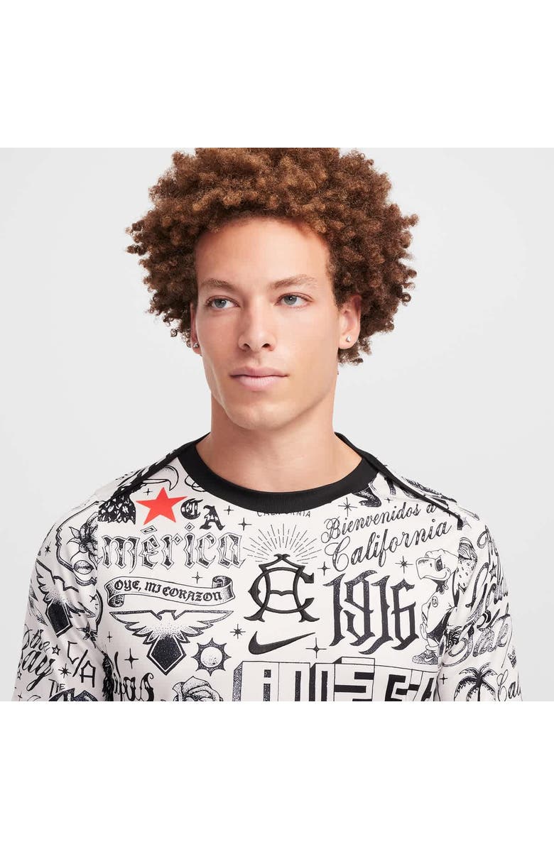 Nike Men's Nike Cream Club America 2024/25 CA x CA Academy Pro Pre-Match Performance Top, Alternate, color, Cream