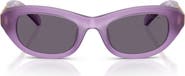 Swarovski 50mm Small Pillow Sunglasses