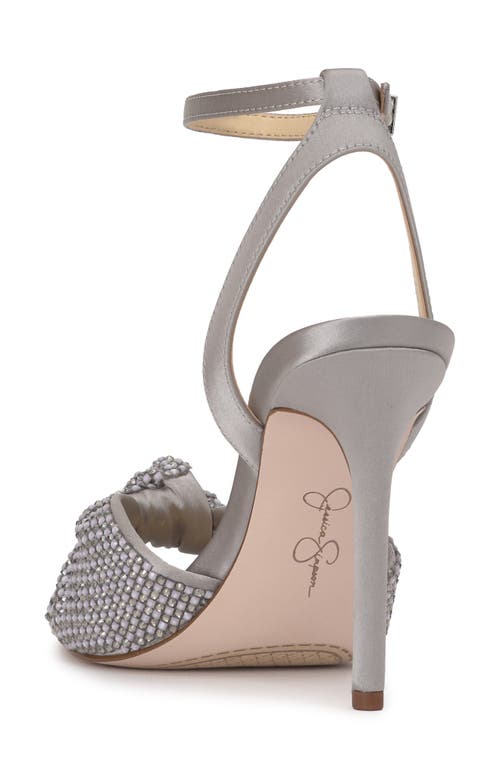 Jessica Simpson Ohela Ankle Strap Sandal In Pewter