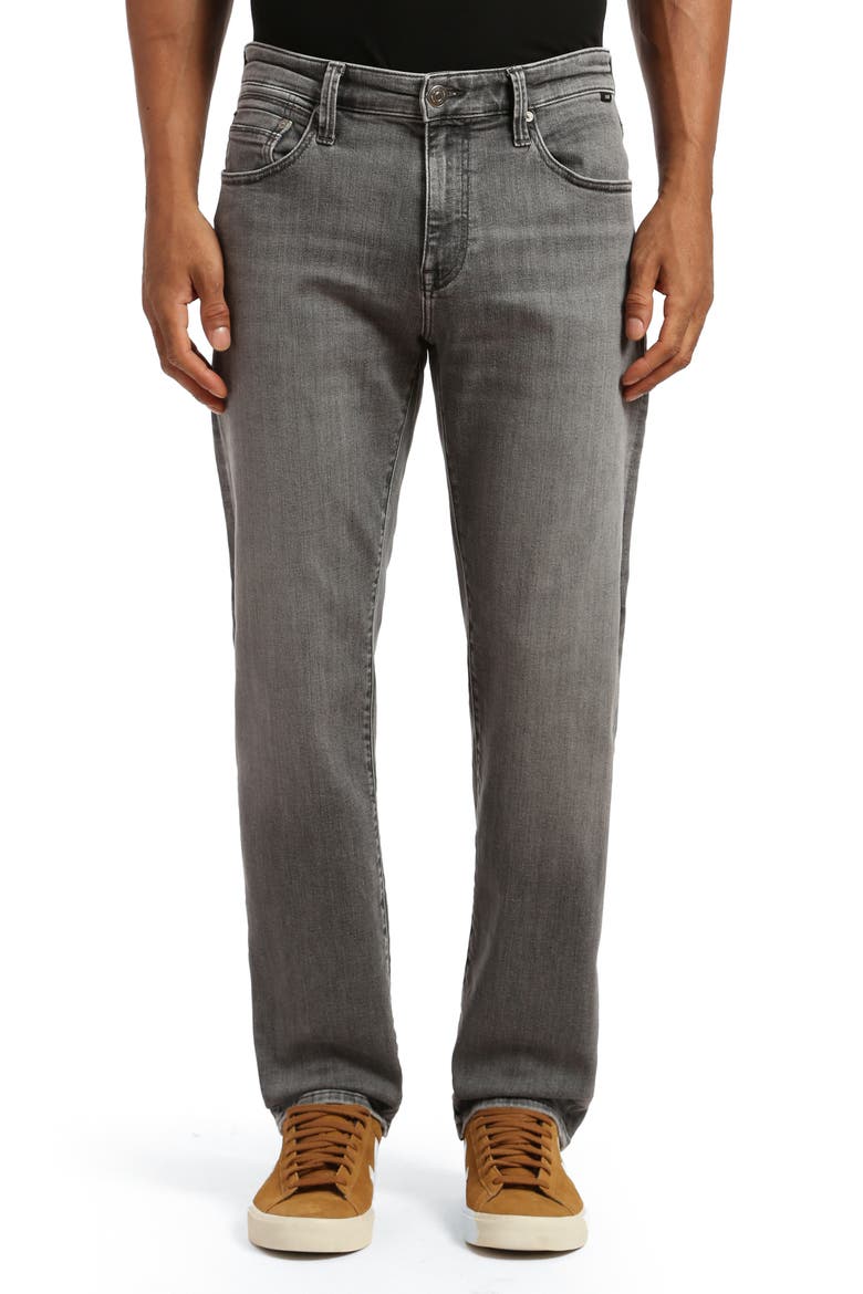 Zach Straight Leg Jeans, Main, color, MID SMOKE BRUSHED WILLIAMSBURG