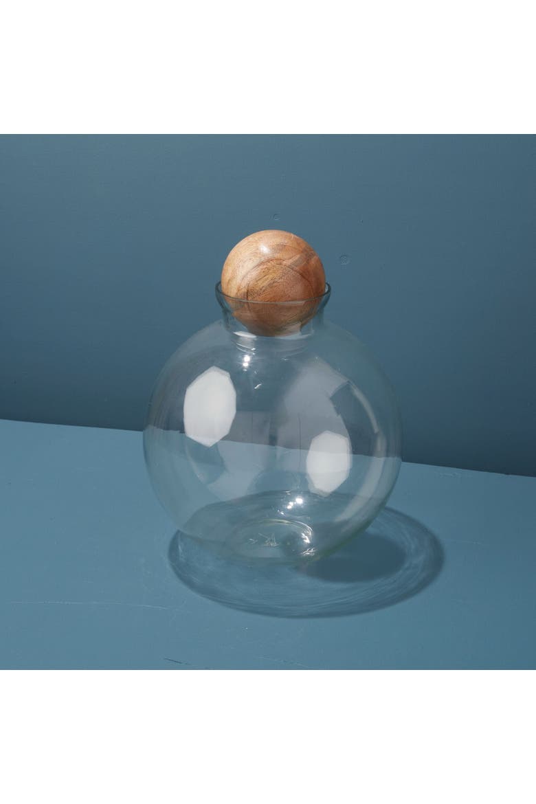 Brisbane Spherical Canister, Alternate, color, Clear