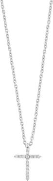 EFFY Sterling Silver Diamond Cross Pendant Necklace