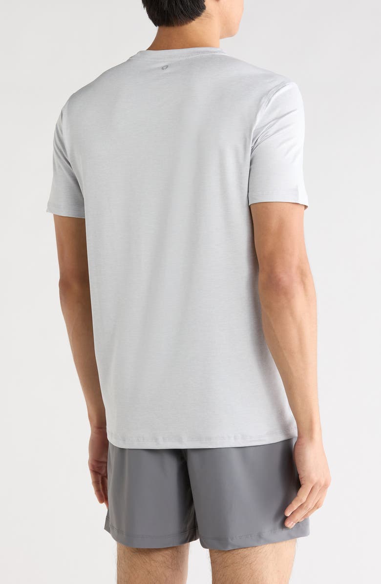 90 DEGREE BY REFLEX Nomad Mesh Short Sleeve T-Shirt, Alternate, color, Heather Lunar Dust