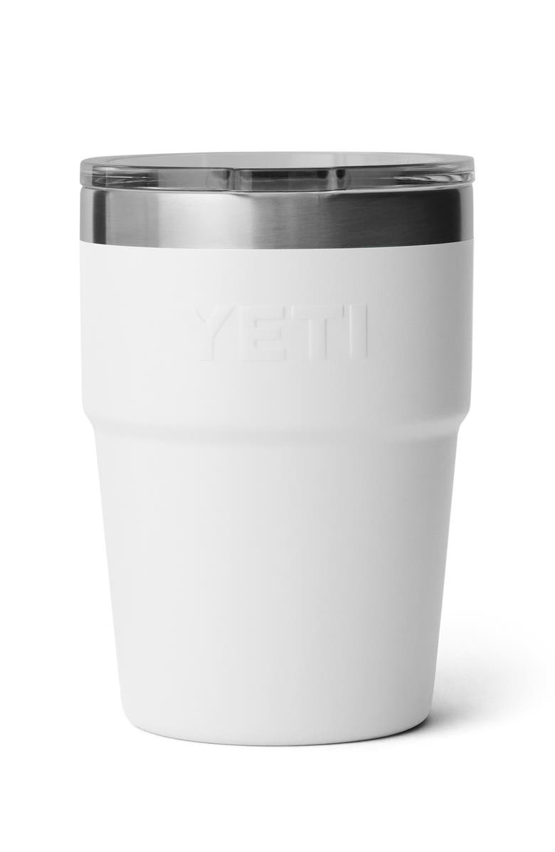 YETI Rambler 16-Ounce Stackable Cup, Alternate, color, White