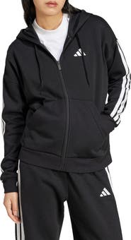 adidas Essential 3-Stripes Full Zip Hoodie