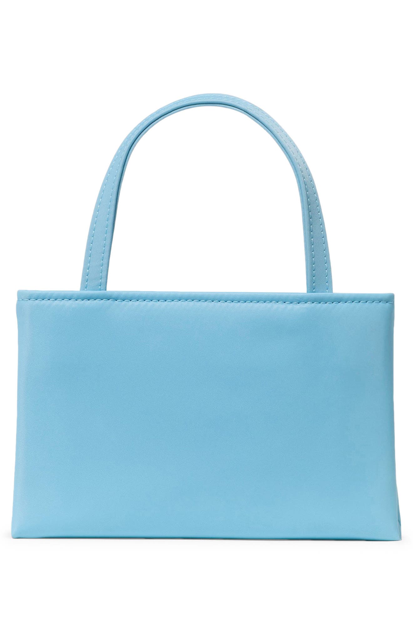 mini sam icon nylon tote, Alternate, color, PRISTINE POOL