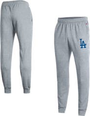Champion Men's Champion Heather Gray Los Angeles Dodgers Powerblend Joggers