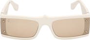 Christian Louboutin 62mm Oversize Rectangular Sunglasses