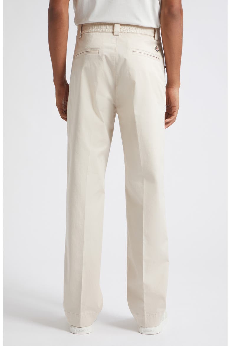 Stretch Cotton Straight Leg Pants, Alternate, color, WHITE